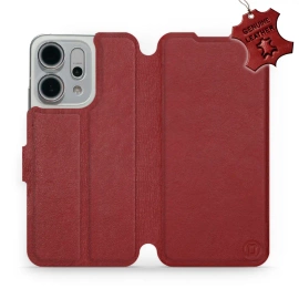 Hülle für OPPO Reno 14 5G - Farbe Dark Red Leather