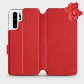 Hülle für Huawei P30 Pro - Farbe Red Leather