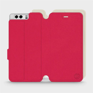 Hülle für Huawei P10 - Farbe Rot mit Platin