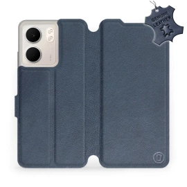 Hülle für OPPO A5x - Farbe Blue Leather