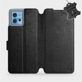 Hülle für Motorola Moto G72 - Farbe Black Leather