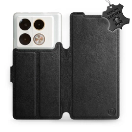 Hülle für Infinix Note 40 Pro Plus - Farbe Black Leather