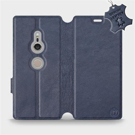 Hülle für Sony Xperia XZ2 - Farbe Blue Leather