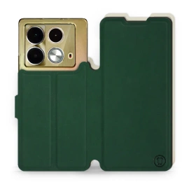 Hülle für Infinix Note 40 - Farbe Grün mit Platin