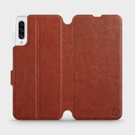 Hülle für Samsung Galaxy A30s - Farbe Brown&Orange