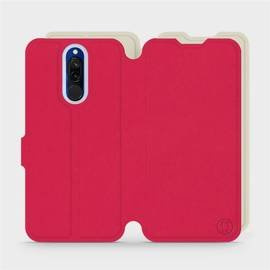 Hülle für Xiaomi Redmi 8 - Farbe Rot mit Platin