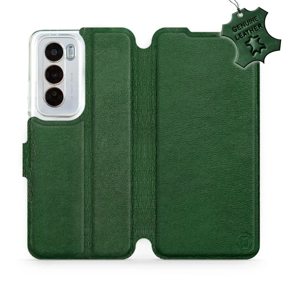 Hülle für OPPO Reno 12 5G - Farbe Green Leather