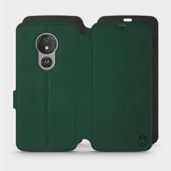 Hülle für Motorola Moto G7 Power - Farbe Grün mit Schwarz