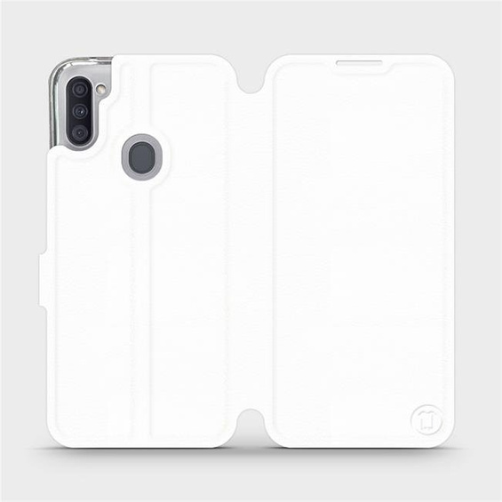 Hülle für Samsung Galaxy M11 - Farbe White&Orange