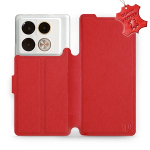 Hülle für Infinix Note 40 Pro - Farbe Red Leather