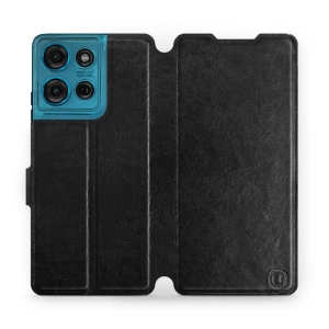 Hülle für Motorola Moto G75 5G - Farbe Black&Orange