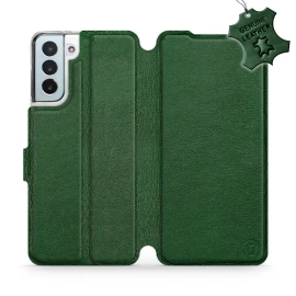 Hülle für Samsung Galaxy S21 Plus - Farbe Green Leather