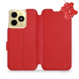 Hülle für Realme C61 - Farbe Red Leather