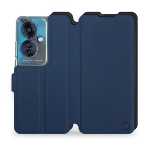 Hülle für OPPO Reno 11F - Farbe Marine mit Schwarz