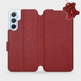 Hülle für Samsung Galaxy A54 - Farbe Dark Red Leather