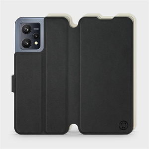 Hülle für Realme 9 - Farbe Schwarz mit Platin