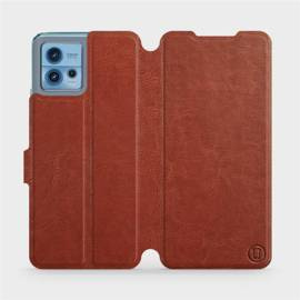 Hülle für Motorola Moto G72 - Farbe Brown&Orange