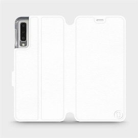 Hülle für Samsung Galaxy A7 2018 - Farbe White&Orange