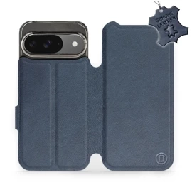 Hülle für Google Pixel 9 - Farbe Blue Leather