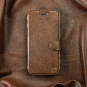 Hülle für Apple iPhone 5s - Farbe Brown Leather