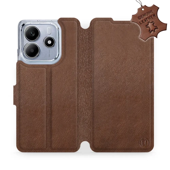 Hülle für Xiaomi Redmi Note 14 5G - Farbe Brown Leather