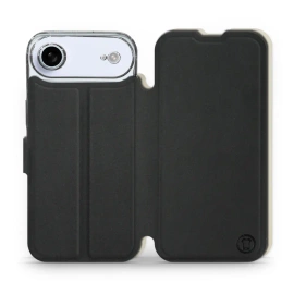 Hülle für Apple iPhone 17 Air - Farbe Schwarz mit Platin