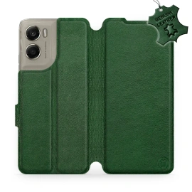 Hülle für Motorola Moto G06 Power - Farbe Green Leather