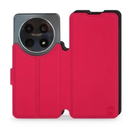 Hülle für Huawei Nova 12i - Farbe Rot mit Schwarz