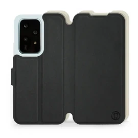 Hülle für Huawei Honor 200 Lite - Farbe Schwarz mit Platin