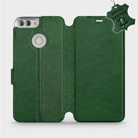 Hülle für Huawei P Smart - Farbe Green Leather