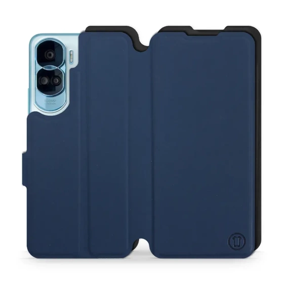 Hülle für Huawei Honor 90 Lite - Farbe Marine mit Schwarz