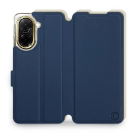 Hülle für Xiaomi Redmi A5 - Farbe Marineblau mit Platin
