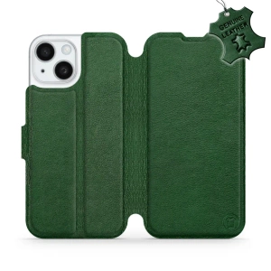 Hülle für Apple iPhone 15 - Farbe Green Leather