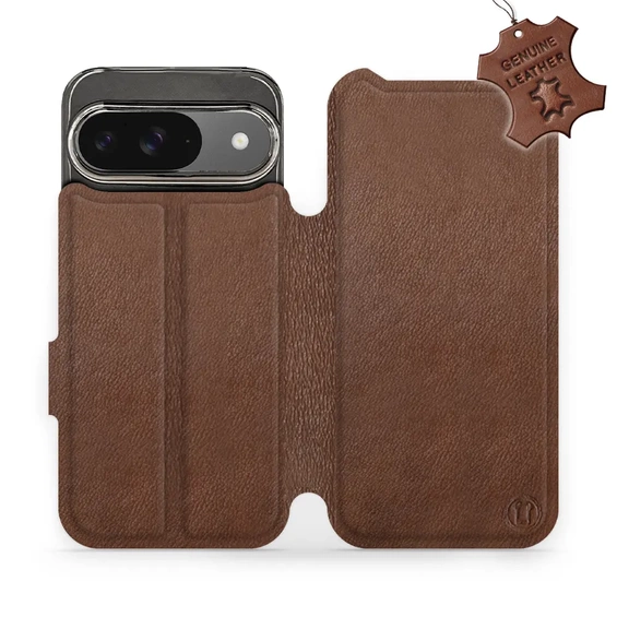 Hülle für Google Pixel 9 - Farbe Brown Leather
