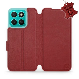 Hülle für Huawei Honor X8c - Farbe Dark Red Leather