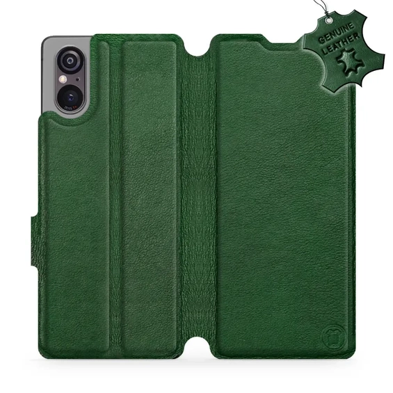 Hülle für Sony Xperia 5 V - Farbe Green Leather