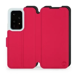 Hülle für Huawei Honor 200 Lite - Farbe Rot mit Schwarz