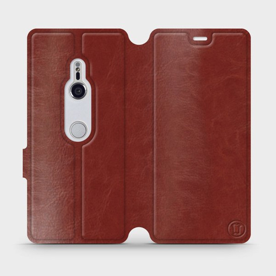 Hülle für Sony Xperia XZ3 - Farbe Brown&Gray