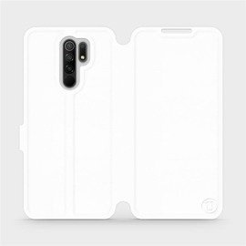 Hülle für Xiaomi Redmi 9 - Farbe White&Orange