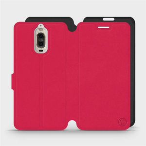 Hülle für Huawei Mate 9 Pro - Farbe Rot mit Schwarz