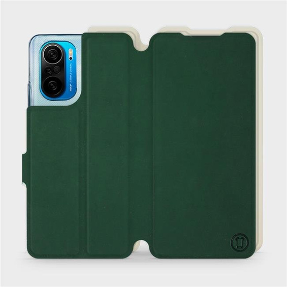 Hülle für Xiaomi POCO F3 - Farbe Grün mit Platin
