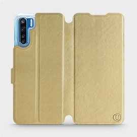 Hülle für OPPO A91 - Farbe Gold&Orange