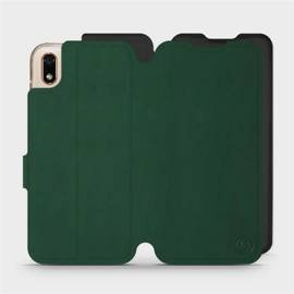 Hülle für Huawei Y5 2019 - Farbe Grün mit Schwarz