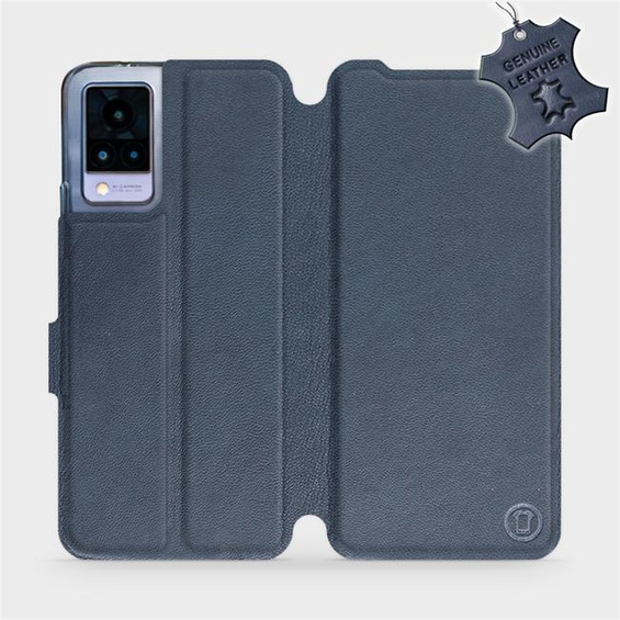 Hülle für Vivo V21 5G - Farbe Blue Leather