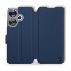 Hülle für Xiaomi POCO F6 - Farbe Marineblau mit Platin