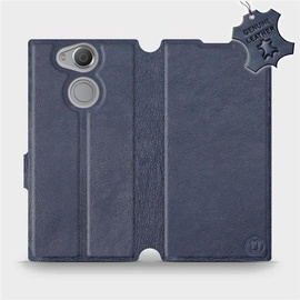 Hülle für Sony Xperia XA2 - Farbe Blue Leather