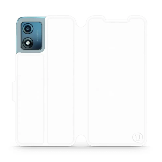 Hülle für Motorola Moto E13 - Farbe White&Orange