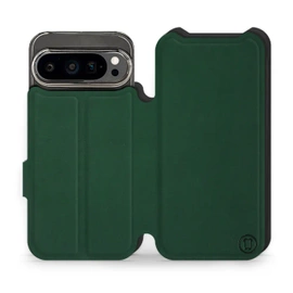 Hülle für Google Pixel 9 Pro - Farbe Grün mit Schwarz