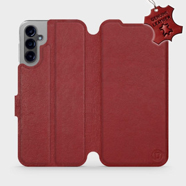 Hülle für Samsung Galaxy A14 4G - Farbe Dark Red Leather