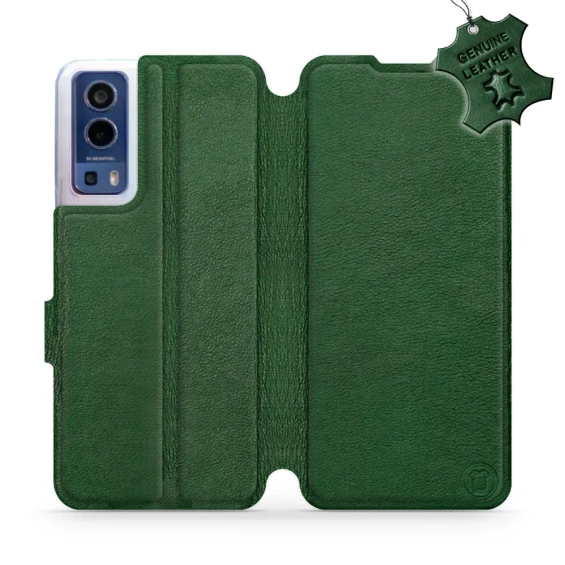 Hülle für Vivo Y72 5G - Farbe Green Leather